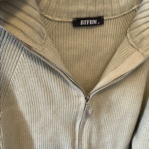 BTFBM  Zip-Up Sweater